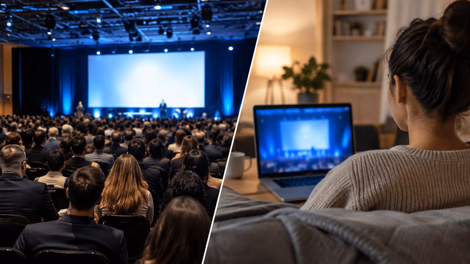 O que muda entre um evento presencial e um evento online