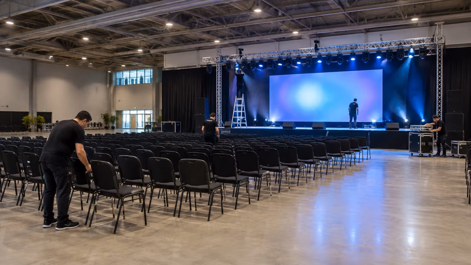 Os bastidores de organizar um evento de tecnologia