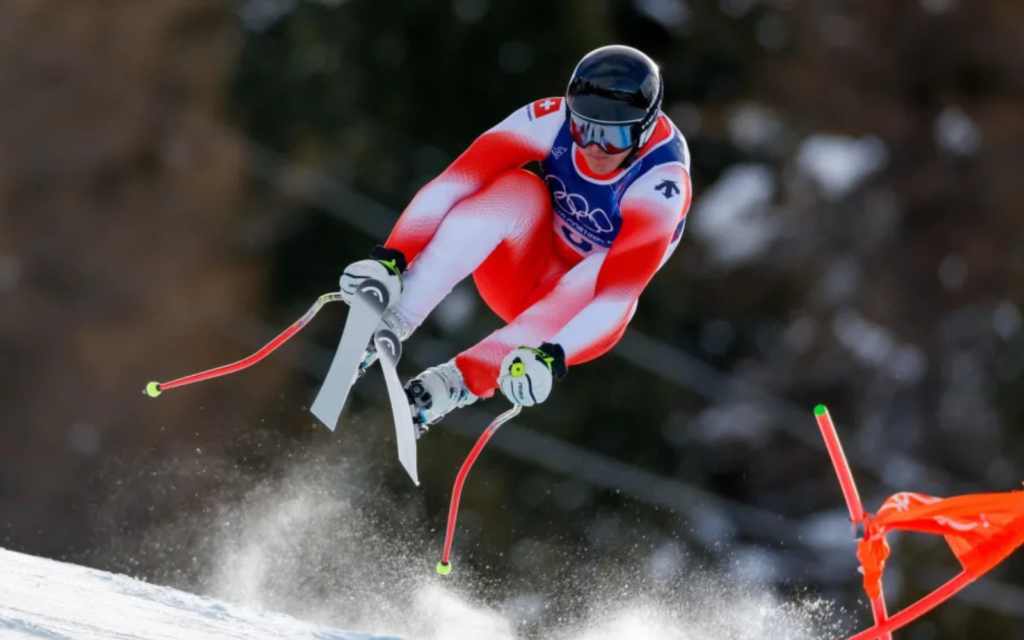 Suíço Franjo Von Allmen fatura o primeiro ouro dos Jogos de Inverno de Milão-Cortina