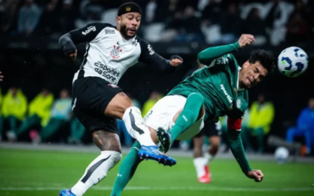 Corinthians e Palmeiras disputam o primeiro Dérbi Paulista 2026 Corinthians e Palmeiras disputam o primeiro Dérbi Paulista 2026