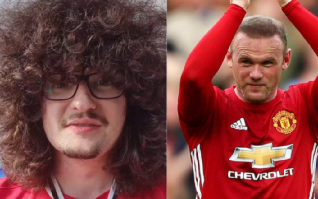 Rooney reprova promessa de torcedor do United que está 493 dias sem cortar o cabelo