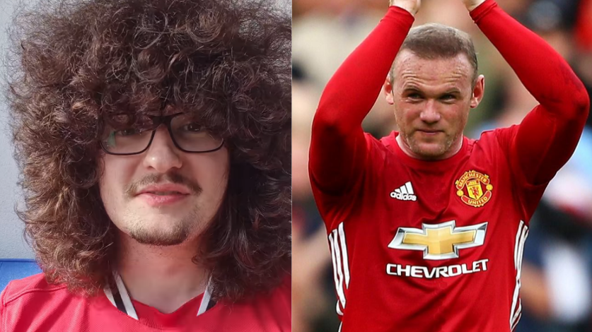Rooney reprova promessa de torcedor do United que está 493 dias sem cortar o cabelo - Imagem do artigo